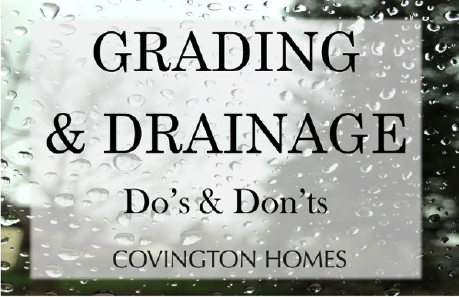 grading and drainage